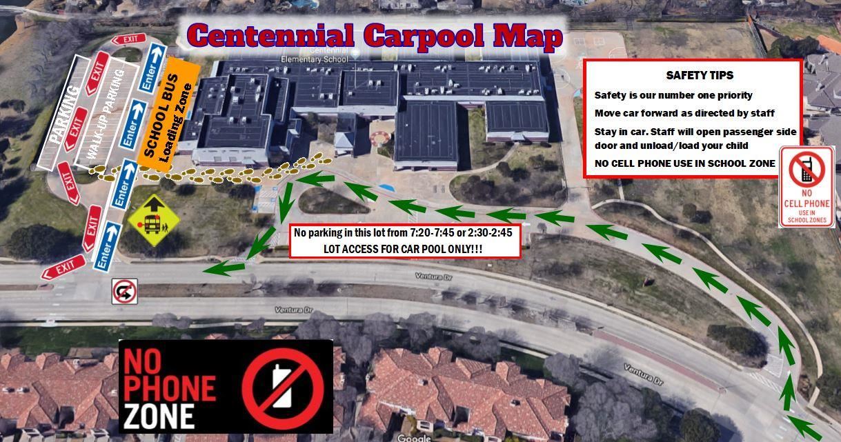 centennial carpool map 